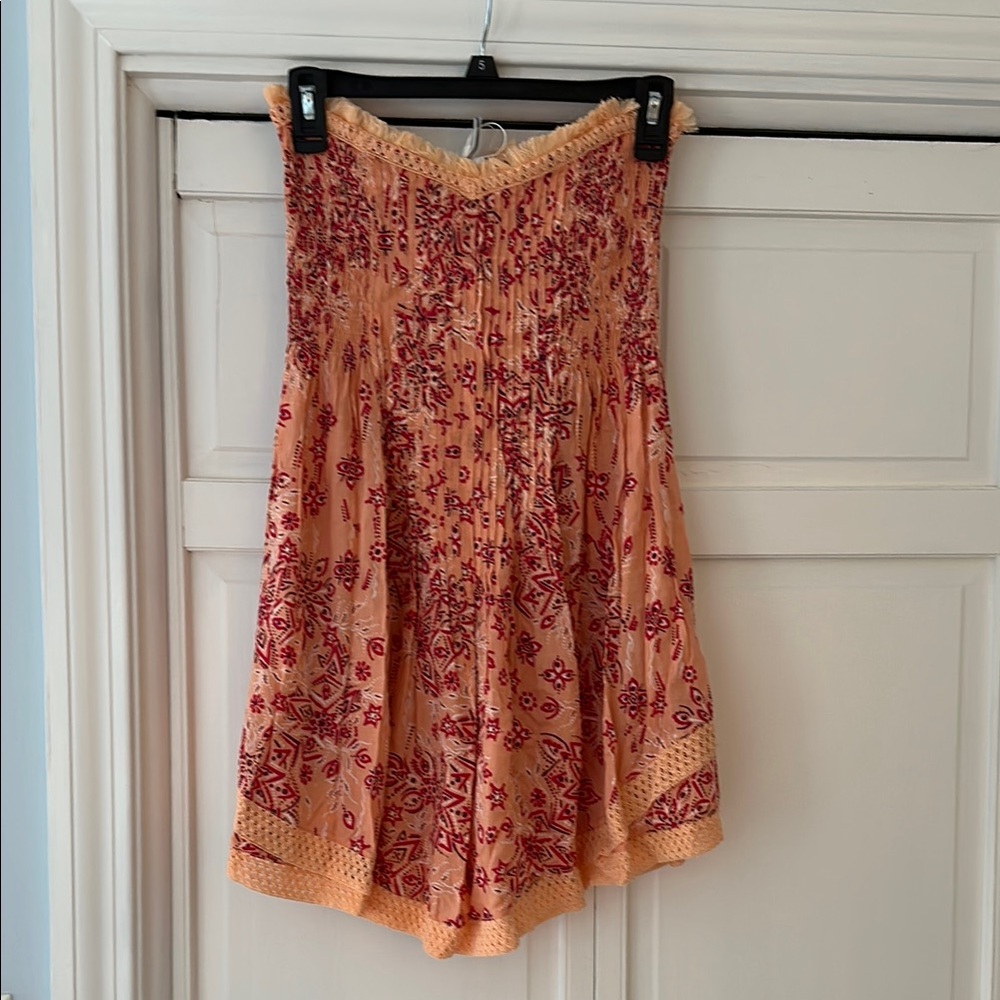 Poupette St. Barth Orange A-line Mini Dress
